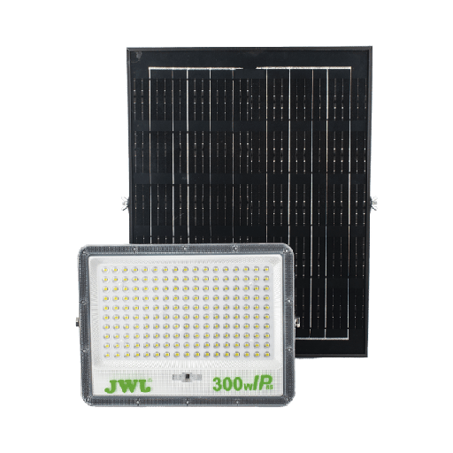 Reflector con Panel Solar 300 W / Batería 3.2 V CD / T.C.C. 6 500 K / IP66.